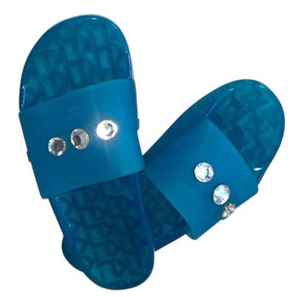 Karl Lagerfeld Jelly Slide Sandals - Picture 2 of 6